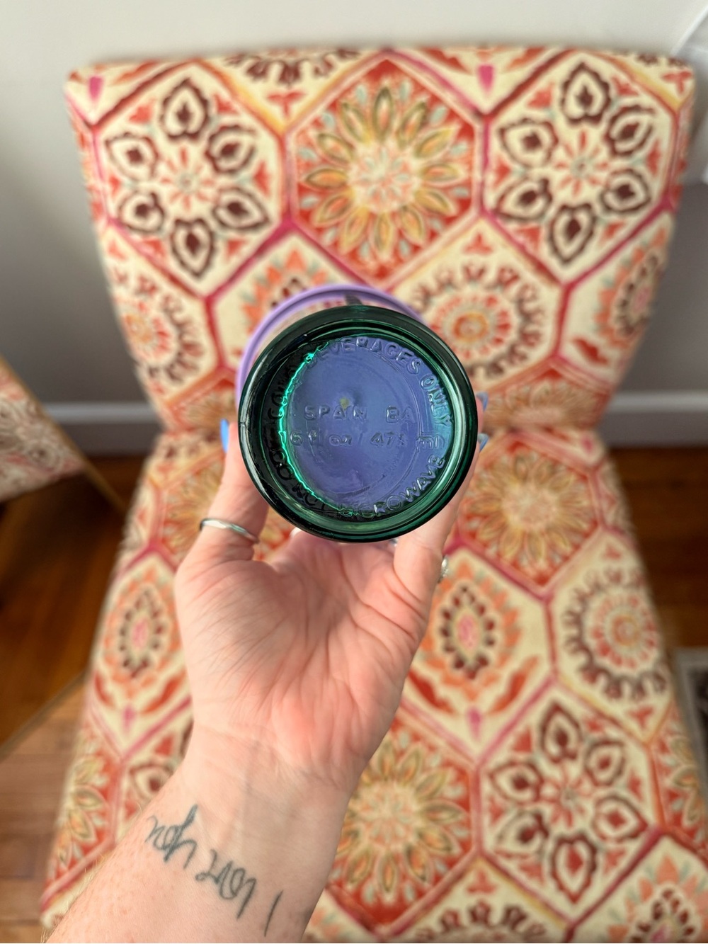 Starbucks Purple and Green Ombre Reusable Cold Cup - Picture 4 of 4